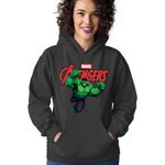 Fashion, accesorii si bijuterii - Femei - Imbracaminte femei - Hanorace femei - Hanorac Femei Hulk The Avangers Experiment Protect Humanity, negru,  marime S - Infinity.ro