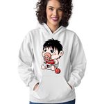 Fashion, accesorii si bijuterii - Femei - Imbracaminte femei - Hanorace femei - Hanorac Femei Slam Dunk Mitsui Basket Star Anime Bebe, alb,  marime S - Infinity.ro