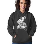 Fashion, accesorii si bijuterii - Femei - Imbracaminte femei - Hanorace femei - Hanorac Femei Terra Formers Hizamaru Akari Terranium, negru,  marime S - Infinity.ro