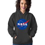Fashion, accesorii si bijuterii - Femei - Imbracaminte femei - Hanorace femei - Hanorac Femei NASA Logo Universe Projects Science Astronomy Physics, negru,  marime S - Infinity.ro
