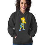 Fashion, accesorii si bijuterii - Femei - Imbracaminte femei - Hanorace femei - Hanorac Femei The Simpsons Game Matt Groening Sitcom American, negru,  marime S - Infinity.ro