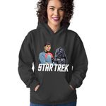 Fashion, accesorii si bijuterii - Femei - Imbracaminte femei - Hanorace femei - Hanorac Femei Star Trek Darth Vader Star Wars James T Kirk, negru,  marime S - Infinity.ro