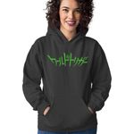 Fashion, accesorii si bijuterii - Femei - Imbracaminte femei - Hanorace femei - Hanorac Femei World Trigger Logo Supernatural Shounen Sci-fi Anime, negru,  marime S - Infinity.ro