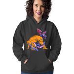 Fashion, accesorii si bijuterii - Femei - Imbracaminte femei - Hanorace femei - Hanorac Femei Ben10 Clash Royale Clash of Clans Bat Dragon Alien, negru,  marime S - Infinity.ro