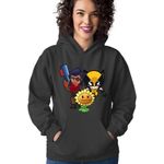 Fashion, accesorii si bijuterii - Femei - Imbracaminte femei - Hanorace femei - Hanorac Femei Brawl Stars Shelly Fighter Zombies Green Wolverine, negru,  marime S - Infinity.ro