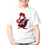 Fashion, accesorii si bijuterii - Copii - Imbracaminte copii - Tricouri copii - Tricou copii Naruto Gaara Kankuro Anime Haine Manga, alb, XL Copii - Infinity.ro