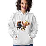 Fashion, accesorii si bijuterii - Femei - Imbracaminte femei - Hanorace femei - Hanorac Femei Clash of Clans Paw Patrol Brawl Stars Puppy Duty Loyal, alb,  marime S - Infinity.ro