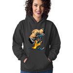 Fashion, accesorii si bijuterii - Femei - Imbracaminte femei - Hanorace femei - Hanorac Femei X-men DC Comic Books Fight Gorilla Claws Muscles, negru,  marime S - Infinity.ro