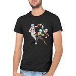 Fashion, accesorii si bijuterii - Barbati - Imbracaminte - Tricouri si bluze barbati - Tricou barbati Is It Wrong to Try to Pick Up Girls in a Dungeon, negru, marime S - Infinity.ro
