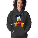 Fashion, accesorii si bijuterii - Femei - Imbracaminte femei - Hanorace femei - Hanorac Femei Mickey Mouse Toy Shoes Animation Love Willie, negru,  marime S - Infinity.ro