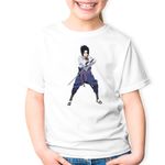 Fashion, accesorii si bijuterii - Copii - Imbracaminte copii - Tricouri copii - Tricou copii Naruto Sasuke Uchiha Antrenament Ninja, alb, M Copii - Infinity.ro