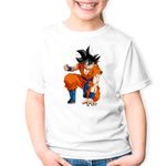 Fashion, accesorii si bijuterii - Copii - Imbracaminte copii - Tricouri copii - Tricou copii Son Goku Dragon Ball Z Arte Martiale Sensei, alb, S Copii - Infinity.ro