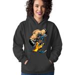 Fashion, accesorii si bijuterii - Femei - Imbracaminte femei - Hanorace femei - Hanorac Femei Wolverine Fight Monkey Monster Protect Humans, negru,  marime S - Infinity.ro