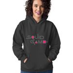 Fashion, accesorii si bijuterii - Femei - Imbracaminte femei - Hanorace femei - Hanorac Femei Squid Game Logo Horror Test Money Prize, negru,  marime S - Infinity.ro