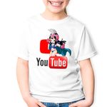 Fashion, accesorii si bijuterii - Copii - Imbracaminte copii - Tricouri copii - Tricou copii Youtuber Anime Girl Dragon Ball Z Chi-Chi Youtube, alb, S Copii - Infinity.ro