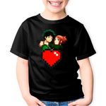 Fashion, accesorii si bijuterii - Copii - Imbracaminte copii - Tricouri copii - Tricou copii My Hero Academia Minecraft Anime, negru, S Copii - Infinity.ro