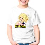 Fashion, accesorii si bijuterii - Copii - Imbracaminte copii - Tricouri copii - Tricou copii Hero Academia Himiko Toga Anime Girl, alb, XS Copii - Infinity.ro