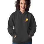 Fashion, accesorii si bijuterii - Femei - Imbracaminte femei - Hanorace femei - Hanorac Femei Star Trek Badge Solar Eclipse Crew Universe, negru,  marime S - Infinity.ro