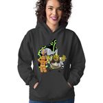 Fashion, accesorii si bijuterii - Femei - Imbracaminte femei - Hanorace femei - Hanorac Femei Ben10 Shrek Cookie Adventure Action Medieval, negru,  marime S - Infinity.ro