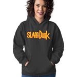 Fashion, accesorii si bijuterii - Femei - Imbracaminte femei - Hanorace femei - Hanorac Femei Slam Dunk Logo Otaku Japan Basket Team, negru,  marime S - Infinity.ro