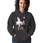Fashion, accesorii si bijuterii - Femei - Imbracaminte femei - Hanorace femei - Hanorac Femei Twin Star Exorcists Animekage Power, negru,  marime S - Infinity.ro