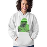Fashion, accesorii si bijuterii - Femei - Imbracaminte femei - Hanorace femei - Hanorac Femei Billie Eilish Logo Green Brand Musician, alb,  marime S - Infinity.ro