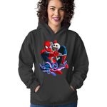 Fashion, accesorii si bijuterii - Femei - Imbracaminte femei - Hanorace femei - Hanorac Femei Spiderman Clash of Clans Clash Royale Game, negru,  marime S - Infinity.ro