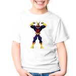 Fashion, accesorii si bijuterii - Copii - Imbracaminte copii - Tricouri copii - Tricou copii Hero Academia All Might Comics Manga, alb, L Copii - Infinity.ro