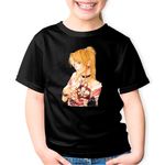 Fashion, accesorii si bijuterii - Copii - Imbracaminte copii - Tricouri copii - Tricou copii Misa Amane Death Note Love You Heart, negru, XS Copii - Infinity.ro