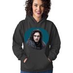 Fashion, accesorii si bijuterii - Femei - Imbracaminte femei - Hanorace femei - Hanorac Femei Game of Thrones Jon Snow Lord Powerful Reign, negru,  marime S - Infinity.ro