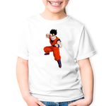 Fashion, accesorii si bijuterii - Copii - Imbracaminte copii - Tricouri copii - Tricou copii Son Goku Dragon Ball Z Desene Animate Anime, alb, L Copii - Infinity.ro