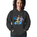 Fashion, accesorii si bijuterii - Femei - Imbracaminte femei - Hanorace femei - Hanorac Femei Ben10 Nasa Astronaut Star Trek Bubble, negru,  marime S - Infinity.ro