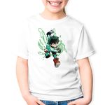 Fashion, accesorii si bijuterii - Copii - Imbracaminte copii - Tricouri copii - Tricou copii Hero Academia Deku Cartoon Manga Anime, alb, XL Copii - Infinity.ro