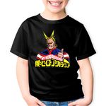 Fashion, accesorii si bijuterii - Copii - Imbracaminte copii - Tricouri copii - Tricou copii My Hero Academia All Might Anime Manga, negru, XS Copii - Infinity.ro