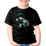Fashion, accesorii si bijuterii - Copii - Imbracaminte copii - Tricouri copii - Tricou copii Rebel Deku Izuku My Hero Academia Anime, negru, XL Copii - Infinity.ro