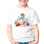 Fashion, accesorii si bijuterii - Copii - Imbracaminte copii - Tricouri copii - Tricou copii Nami One Piece Cat Burglar Beach Anime, alb, L Copii - Infinity.ro
