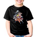 Fashion, accesorii si bijuterii - Copii - Imbracaminte copii - Tricouri copii - Tricou copii Naruto Team Gang Clan Anime Manga, negru, XL Copii - Infinity.ro
