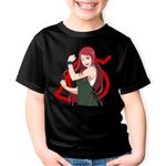 Fashion, accesorii si bijuterii - Copii - Imbracaminte copii - Tricouri copii - Tricou copii Naruto Kushina Uzumaki Boruto Shippuden Anime, negru, M Copii - Infinity.ro