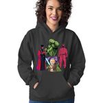 Fashion, accesorii si bijuterii - Femei - Imbracaminte femei - Hanorace femei - Hanorac Femei Hulk Obi Wan Kenobi Squid Game Star Trek, negru,  marime S - Infinity.ro