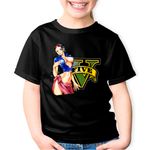 Fashion, accesorii si bijuterii - Copii - Imbracaminte copii - Tricouri copii - Tricou copii GTA Girl One Piece Nico Robin Devil, negru, XS Copii - Infinity.ro