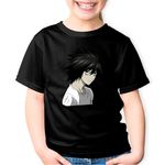 Fashion, accesorii si bijuterii - Copii - Imbracaminte copii - Tricouri copii - Tricou copii L Detective Death Note Craciun Love Gift Anime, negru, S Copii - Infinity.ro