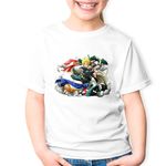 Fashion, accesorii si bijuterii - Copii - Imbracaminte copii - Tricouri copii - Tricou copii Vinsmoke Sanji One Piece Samurai Kimono Anime, alb, M Copii - Infinity.ro
