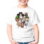 Fashion, accesorii si bijuterii - Copii - Imbracaminte copii - Tricouri copii - Tricou copii One Piece All Crew Gang Echipaj Zoro, alb, M Copii - Infinity.ro