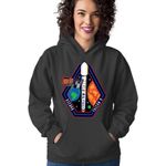 Fashion, accesorii si bijuterii - Femei - Imbracaminte femei - Hanorace femei - Hanorac Femei NASA Flacon Sun Mission Voyager Curiosity Discovery, negru,  marime S - Infinity.ro