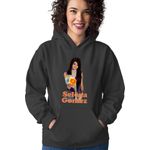 Fashion, accesorii si bijuterii - Femei - Imbracaminte femei - Hanorace femei - Hanorac Femei Selena Gomez Child Flowers Carrier Popular MTV, negru,  marime S - Infinity.ro