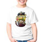Fashion, accesorii si bijuterii - Copii - Imbracaminte copii - Tricouri copii - Tricou copii One Piece Barto Club Ship Corabie Anime, alb, S Copii - Infinity.ro