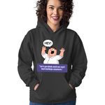 Fashion, accesorii si bijuterii - Femei - Imbracaminte femei - Hanorace femei - Hanorac Femei Family Guy Father Stewie Telegram Sticker Quotes, negru,  marime S - Infinity.ro
