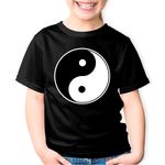Fashion, accesorii si bijuterii - Copii - Imbracaminte copii - Tricouri copii - Tricou copii Yin Yang Simbol Logo Yoga Anime Naruto Zen, negru, XS Copii - Infinity.ro