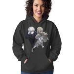 Fashion, accesorii si bijuterii - Femei - Imbracaminte femei - Hanorace femei - Hanorac Femei Claymore Teresa Tokyo Ghoul Medieval Dead, negru,  marime S - Infinity.ro