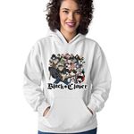 Fashion, accesorii si bijuterii - Femei - Imbracaminte femei - Hanorace femei - Hanorac Femei Black Clover All Members Anime Manga Cosplay, alb,  marime S - Infinity.ro